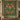Red Toadstool Fern Wreath woven blanket displayed as a woodland wall tapestry