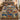 Road to Bethlehem Patchwork Nativity quilt bedding set with 2 matching pillowcases on a bed with Christmas decor