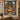Road to Bethlehem Stained Glass fleece blanket with custom family name displayed on a wall