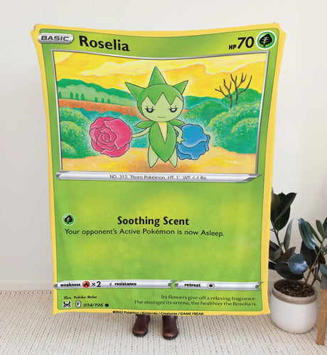 Roselia Sword & Shield Series Blanket