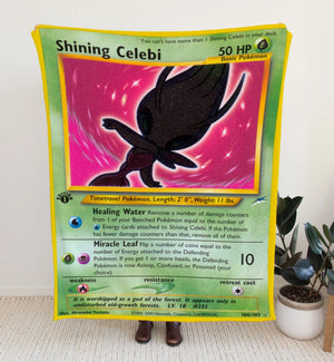 Shining Celebi Neo Series Blanket 30X40
