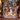 Snowman Lantern Walk Christmas photo blanket on an armchair, shown without a name