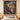 Snowy glasshouse woven blanket displayed as a Christmas wall tapestry above a bed