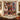 Tartan Ribbon Christmas family photo fleece throw displayed on a wall
