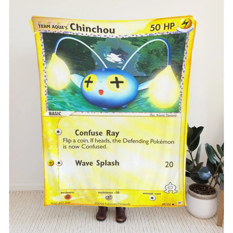 Team Aqua’s Chinchou Ex Series Blanket 30’X40’