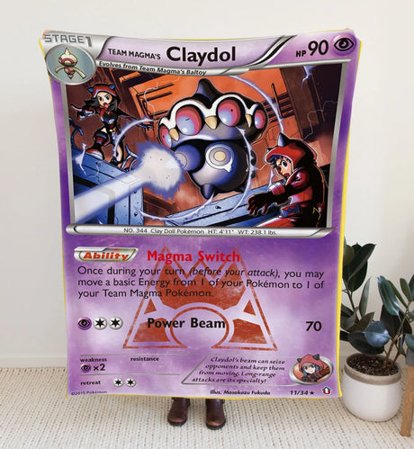 Team Magma’s Claydol Xy Series Blanket 30’X40’
