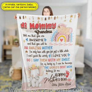Blanket To My Mommy I Love You, Happy Mother's Day Blanket - Mother's Day Blanket