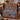 Tomte's Nordic Santa Workshop woven blanket with custom family name, room view