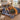 Tree Comes Home quilt bedding set with 2 matching pillowcases in a cozy holiday bedroom