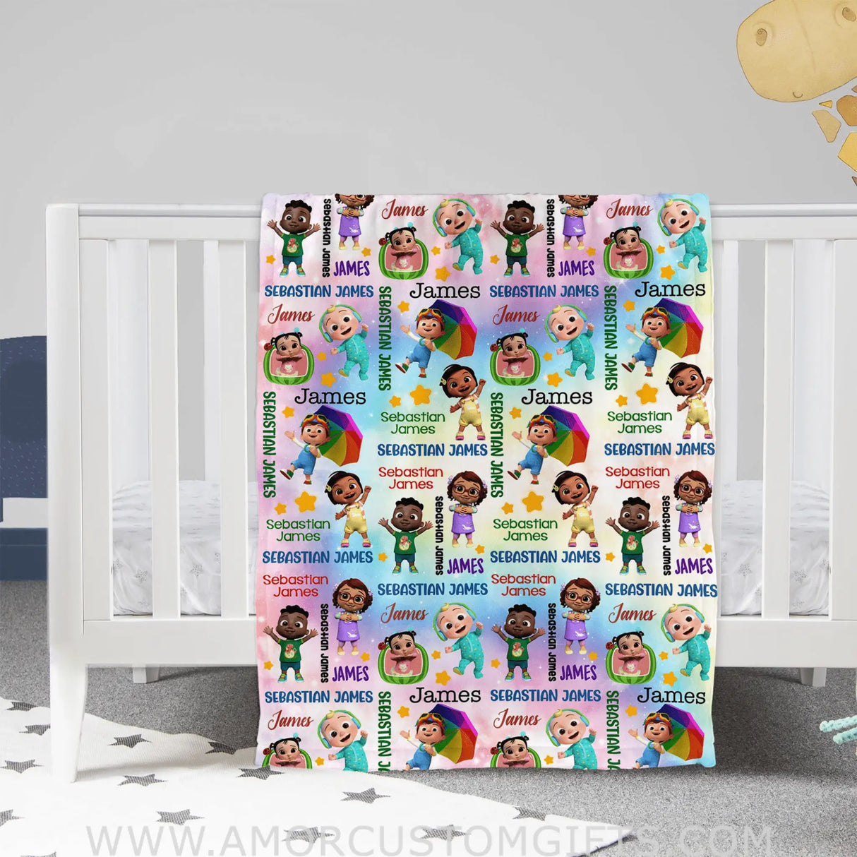 Blankets Customized Kids' Show-themed Blanket | Personalized Coco Baby Blanket