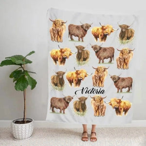 Blankets Farm Animal Blanket, Personalized Baby Blanket For Boys Girls