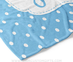Blankets Personalized Baby Blanket Gift with Editable Child Name