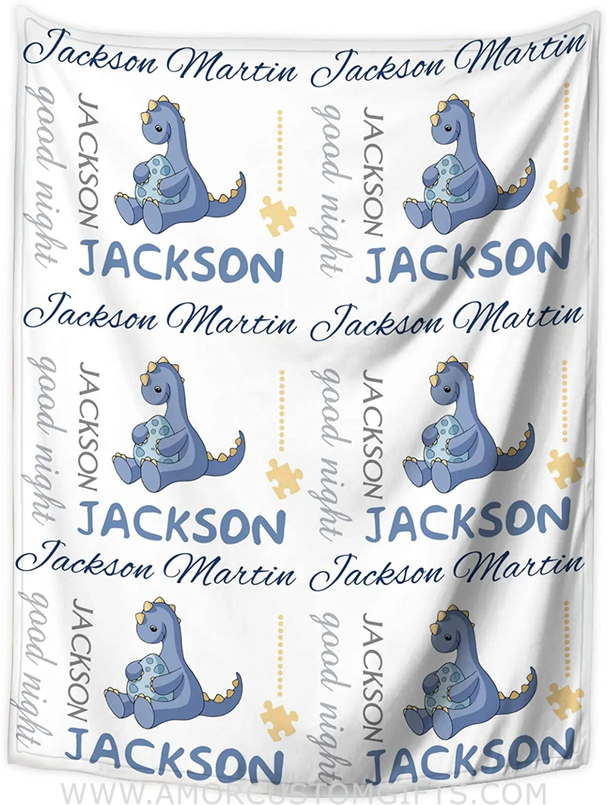 Blankets Personalized Baby Blankets for Boys, Customized Dinosaur Baby Boys Blanket with Name for Baby Gifts Items