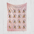 Blankets Personalized Fairy Tale Poncahotas Princess Blanket, Custom Name Princess Nursery Theme
