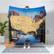 Blankets Personalized Name NC National Parks Blanket
