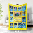 Blankets USA MADE Personalized PK Blankets, Custom Name Multi Feraligatr Blanket, Anime Manga Gamer Throw