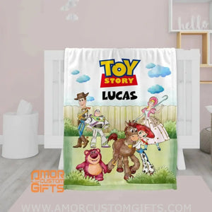 Blankets Personalized Toy Story Blanket
