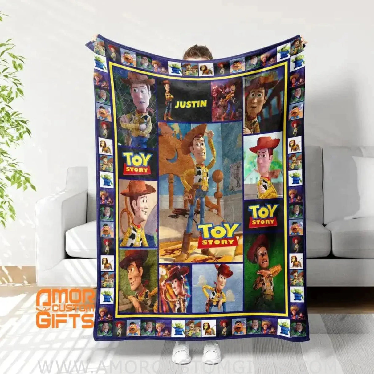 Blankets Personalized Toy Story Character 3 Blanket