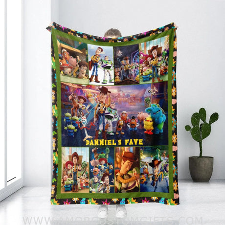 Blankets Personalized Toy Story Character on Film 2 Blanket
