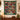 Personalized Vintage Christmas Lights photo blanket displayed on a wall above a console