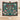 Wilderkind Christmas Garden woven blanket design shown without a name, held up in a bright room