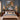 Winter garden steps woven blanket displayed as a Christmas wall tapestry above a bed
