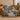 Winter garden steps woven blanket draped over a sofa