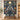 Personalized Wolf Moon Tree of Life quilt with custom family name hung on a wall above a bench with matching pillowcases