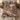 Woodland Christmas Deer Family quilt bedding set with 2 matching pillowcases on a bed in a festive bedroom